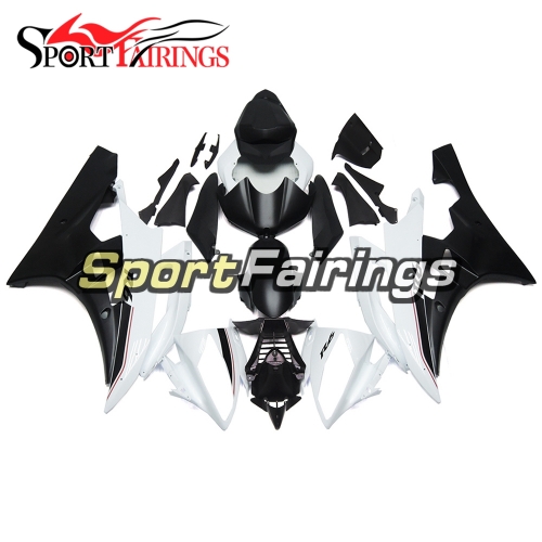 Fairing Kit Fit For Yamaha YZF R6 2006 2007 - White Black