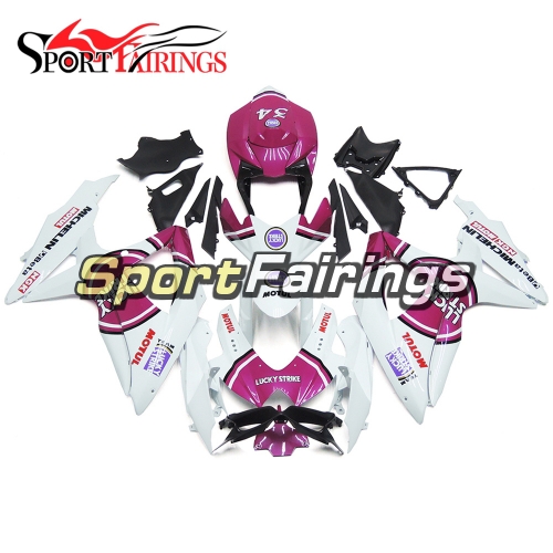 Fairing Kit Fit For Suzuki GSXR600 750 2008 - 2010 - White Pink