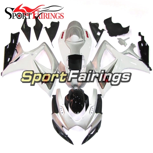 Fairing Kit Fit For Suzuki GSXR600 750 2006 - 2007 - Silver White Black