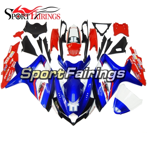 Fairing Kit Fit For Suzuki GSXR600 750 2008 - 2010 - Blue Red White