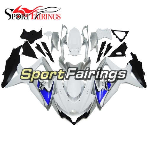 Fairing Kit Fit For Suzuki GSXR600 750 2008 - 2010 - White Silver