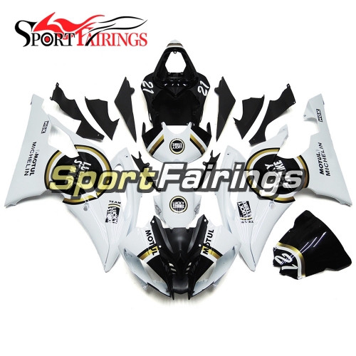 Fairing Kit Fit For Yamaha YZF R6 2008 - 2016 - White Black