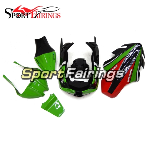 Fiberglass Racing Fairing Kit Fit For Kawasaki ZX10R 2011 - 2015 -Green Red