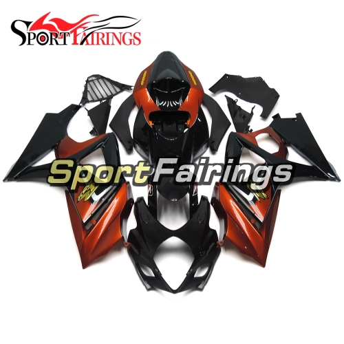 Fairing Kit Fit For Suzuki GSXR1000 K7 2007 - 2008 - Orange Black