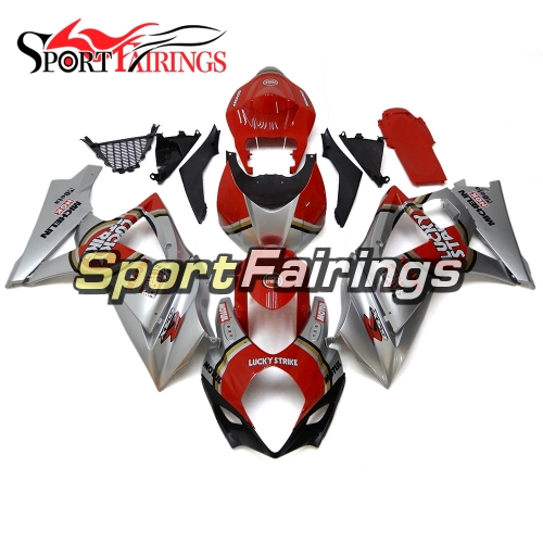 Fairing Kit Fit For Suzuki GSXR1000 K7 2007 - 2008 - Grey Red