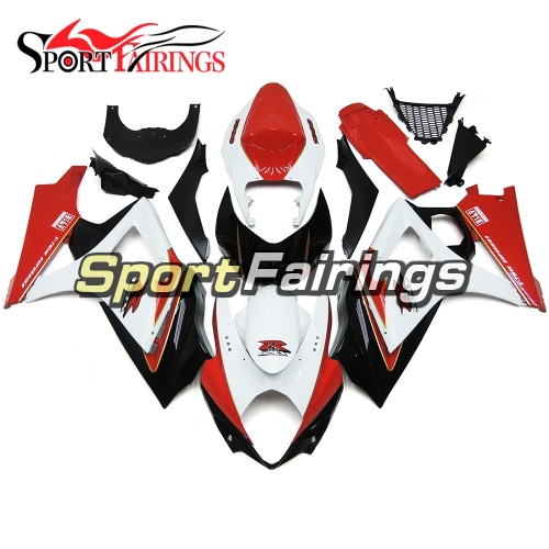 Fairing Kit Fit For Suzuki GSXR1000 K7 2007 - 2008 - White Red