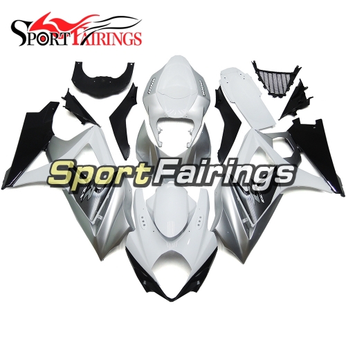 Fairing Kit Fit For Suzuki GSXR1000 K7 2007 - 2008 - Silver White