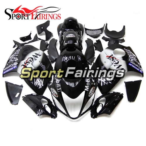 Fairing Kit Fit For Suzuki GSXR1300 Hayabusa 2008 - 2016 - Black White