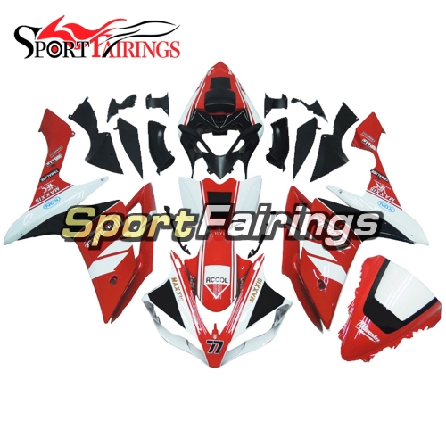 Fairing Kit Fit For Yamaha YZF R1 2007 2008 - Red White