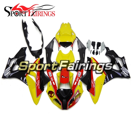 Fairing Kit Fit For BMW S1000RR 2011 - 2014 - Yellow Black