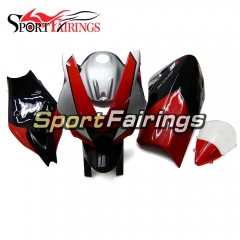 Firberglass Fairing Kit Fit For Aprilia RSV4 1000 2010 - 2015 - Red Silver Black