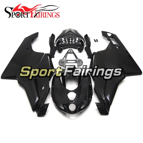 Carbon Fiber Look Fairing Kit Fit For Ducati 999/749 2005 - 2006 -  Black