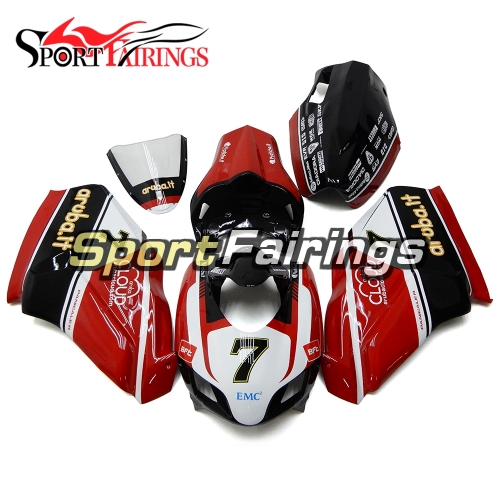 Firberglass Fairing Kit Fit For Dacati 999/749 2005 -  2006 - Red Black