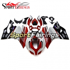 Fairing Kit Fit For Ducati 899/1199 2012 - 2013 - Red Silver