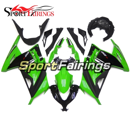 Fairing Kit Fit For Kawasaki EX300R / Ninja 300 2013 - 2015  -Green Black
