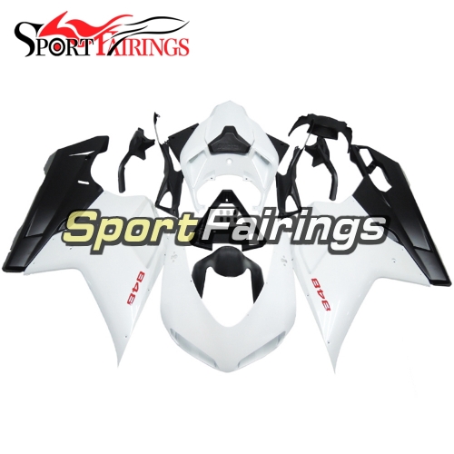 Fairing Kit Fit For Ducati 1098/1198/848 2007 - 2012 - White Black