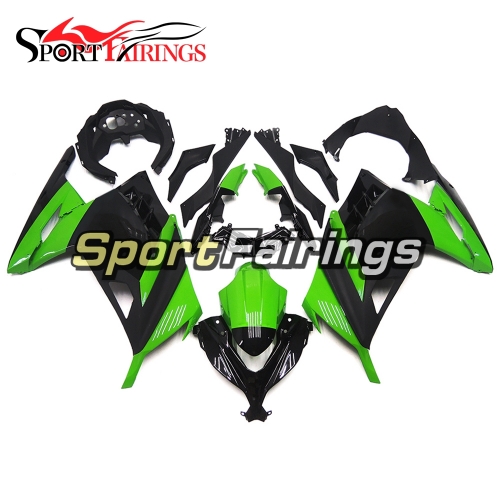 Fairing Kit Fit For Kawasaki EX300R / Ninja 300 2013 - 2015  -Green Black