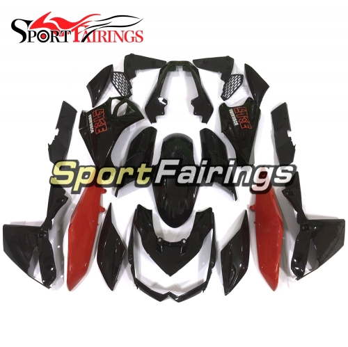 Fairing Kit Fit For Kawasaki Z1000 2010 - 2013 - Glossy Black Red