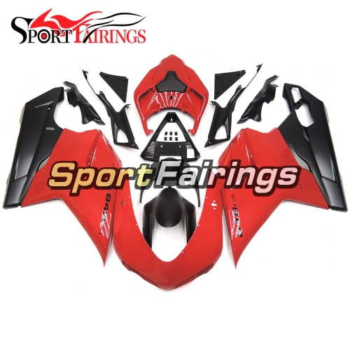 Fairing Kit Fit For Ducati 1098/1198/848 2007 - 2012 - Red Black