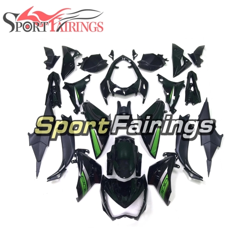 Fairing Kit Fit For Kawasaki Z800 2013 - 2016 - Black Green