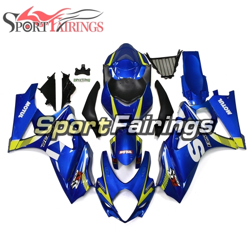 Fairing Kit Fit For Suzuki GSXR1000 K7 2007 - 2008 - Blue Yellow