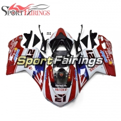 Fairing Kit Fit For Ducati 1098/1198/848 2007 - 2012 - White Red
