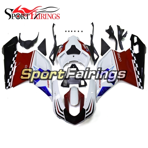 Fairing Kit Fit For Ducati 1098/1198/848 2007 - 2012 - White Red Blue