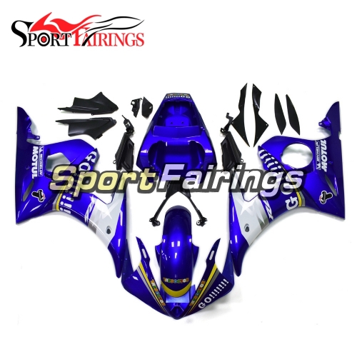 Fairing Kit Fit For Yamaha YZF R6 2003 2004 R6S 06 - 09 -  Blue White