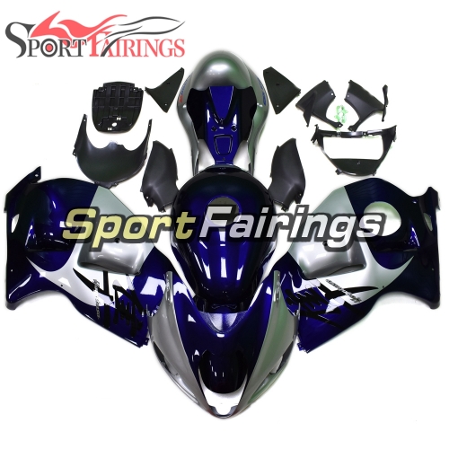 Fairing Kit Fit For Suzuki GSXR1300 Hayabusa 1997 - 2007 - Blue Silver