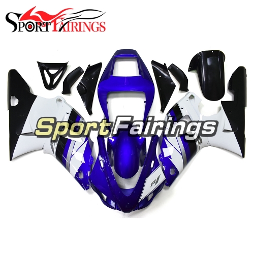 Fairing Kit Fit For Yamaha YZF R1 1998 1999 - Blue White