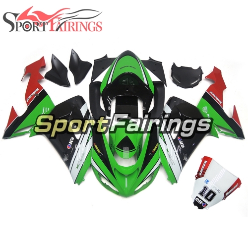 Fairing Kit Fit For Kawasaki ZX10R 2006 - 2007 -Green Black Red