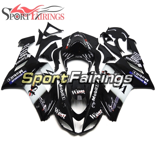 Fairing Kit Fit For Kawasaki ZX6R 2007 - 2008 - West Black