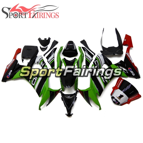 Fairing Kit Fit For Kawasaki ZX10R 2008 - 2010 -Green Black Red Elf