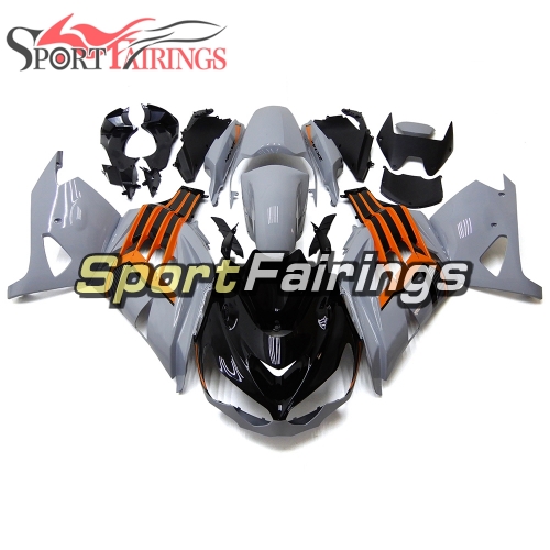 Fairing Kit Fit For Kawasaki ZX-14R /ZZ-R1400 2012 - 2015  -Grey Orange