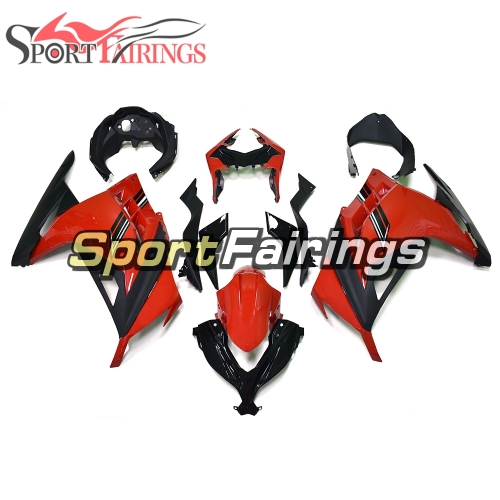 Fairing Kit Fit For Kawasaki EX300R Ninja 300 2013 - 2015  -Gloss Red Black Cowlings