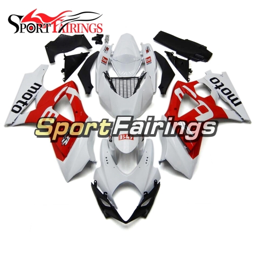 Fairing Kit Fit For Suzuki GSXR1000 K7 2007 - 2008 - White Red