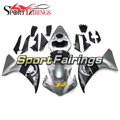 Fairing Kit Fit For Yamaha YZF R1 2009 - 2011 - Silver Grey