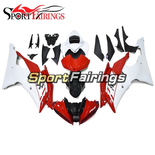 Fairing Kit Fit For Yamaha YZF R6 2008 - 2016 - White Red