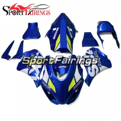 Fiberglass Racing Motorcycle Fairing Kit Fit For Suzuki GSXR1000 2017 2018 2019 New Arrival Cowlings-Blue White Yellow