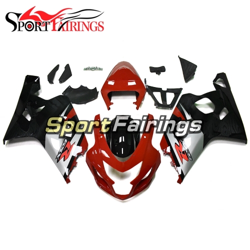 Fairing Kit Fit For Suzuki GSXR600 750 2004 - 2005 - Red Black