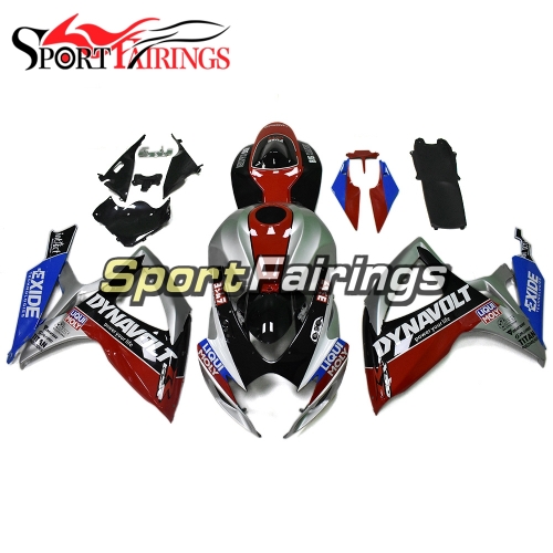 Fairing Kit Fit For Suzuki GSXR600 750 2006 - 2007 - Blue Red Silver