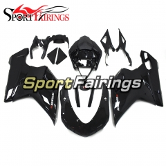 Complete Fairing Kit Fit For Ducati 1098 1198 848 2007 - 2012  Gloss Black