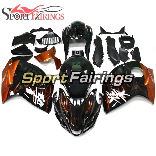 Fairing Kit Fit For Suzuki GSXR1300 Hayabusa 2008 - 2016 -Gloss Black Orange