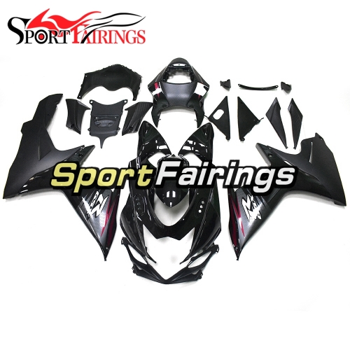 Fairing Kit Fit For Suzuki GSXR600 750 K11 2011 - 2016 -Gloss Black Grey