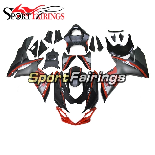 Fairing Kit Fit For Suzuki GSXR600 750 K11 2011 - 2016 -Gray Rose Red