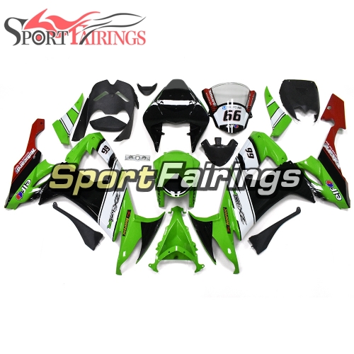 Full Fairing Kit Fit For Kawasaki ZX10R 2008 - 2010 - Gloss Green Black Red