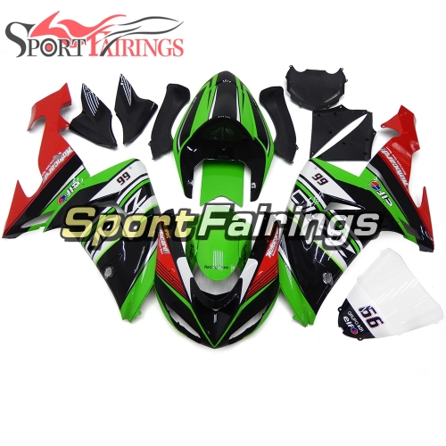 Fairing Kit Fit For Kawasaki ZX10R 2006 - 2007 - Green Black Red