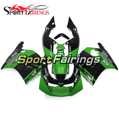 Full Fairing Kit Fit For Kawasaki ZXR250 1991 - 1997 - Green Black elf