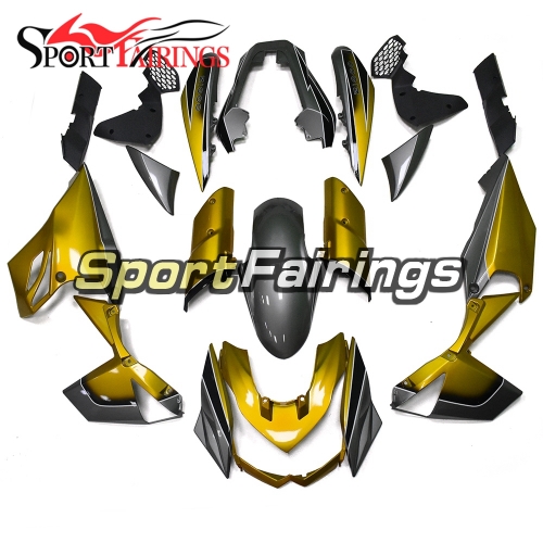 Motorcycle Full Fairing Kit Fit For Kawasaki Z1000 2010 - 2013 - Glossy Gold Gray