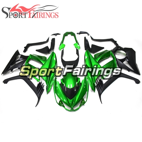 Full Fairing Kit Fit For Kawasaki Z1000s 2010 - 2015 - Glossy Pearl Green Matte Black